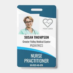 Personalised ID Badge Hospital Employee Name Tag