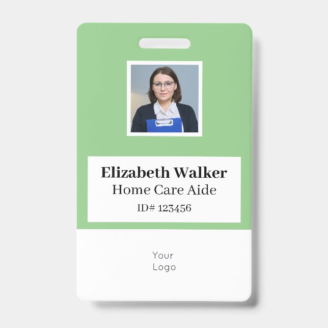 Personalised ID Photo Badge Double Sided (Front)