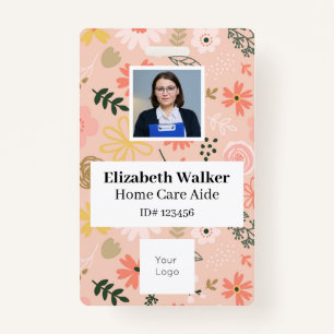 Personalised ID Photo Badge Double Sided ID Badge