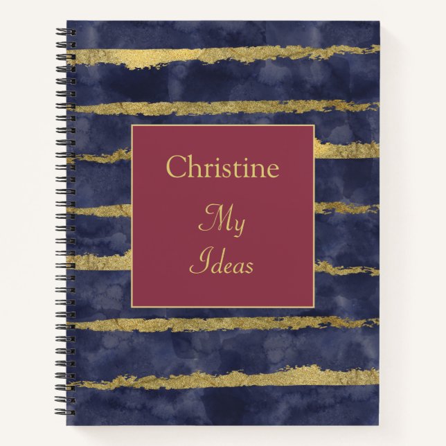 Personalised Ideas Notebook (Front)
