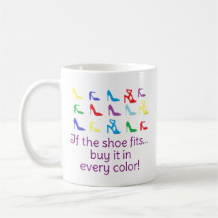 Personalised "If The Shoe Fits..." Mug