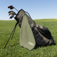 Personalised Iguana Golf Towel