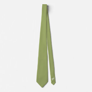 Personalised Iguana Green Wedding Groom Tie