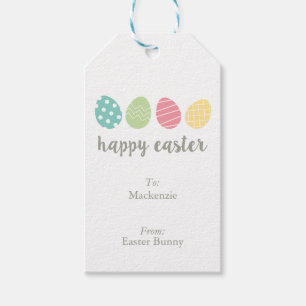 Personalised Illustrated Easter Egg Gift Tags