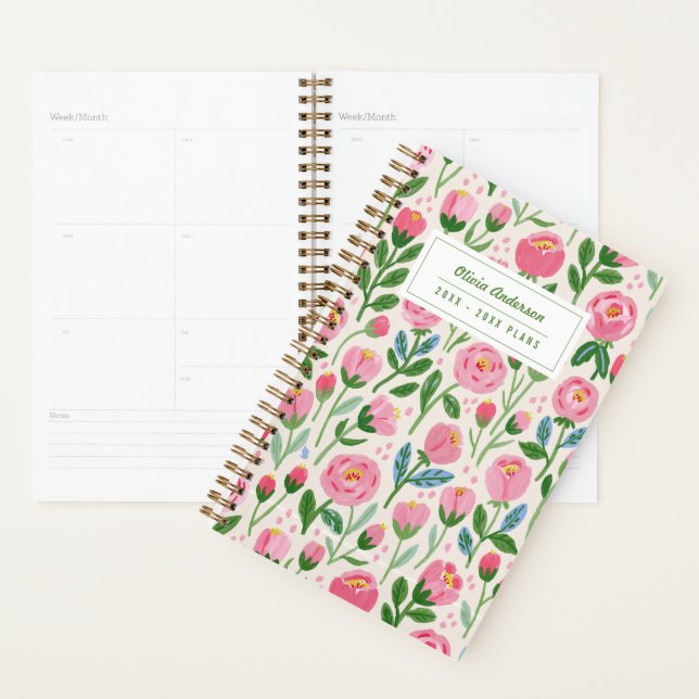 Personalised Illustrated Floral Botanical 2027 Planner (Display)