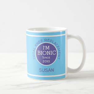 Personalised I'm Bionic (KNEE replacement) Coffee Coffee Mug