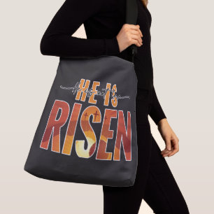 Personalised Image CrossBody Bag - He Is Risen