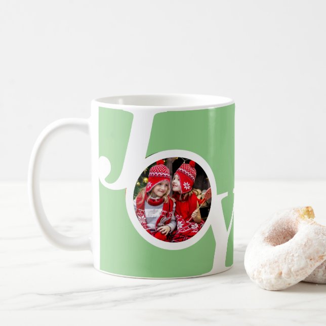Personalised Images Family Christmas Gift Ideas Co Coffee Mug (With Donut)