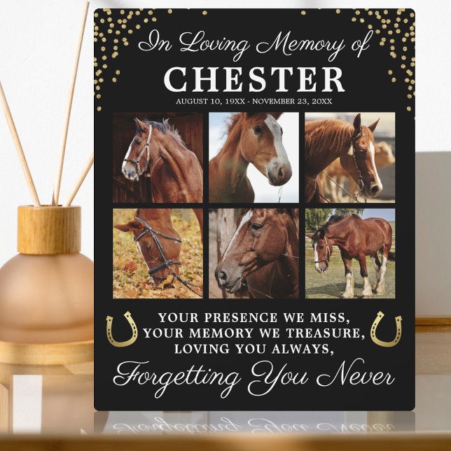Personalised In Loving Memory Horse Plaque (Creator Uploaded)
