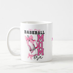 Personalised In My Baseball Mum Era  Coffee Mug