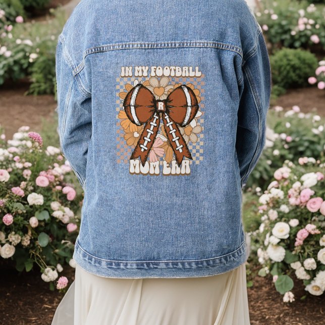 Personalised In my Football Mum Era Denim Jacket (Creator Uploaded)