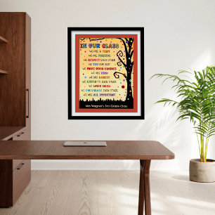 Personalised ‘In Our Class’ Motivational Classroom Poster