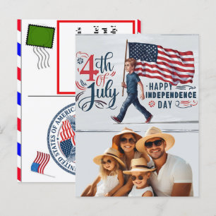 Personalised Independence Day Birthday Cards 2026
