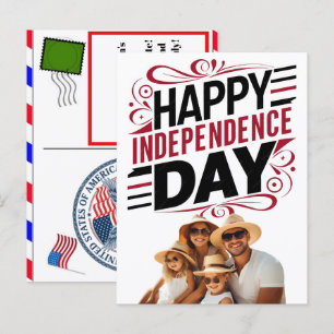 Personalised Independence Day Birthday Cards 2026