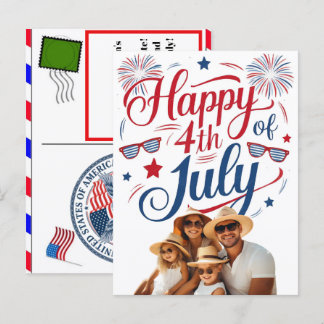 Personalised Independence Day Birthday Cards for A