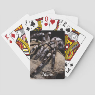 Personalised Indian ornamental tarantula Playing Cards