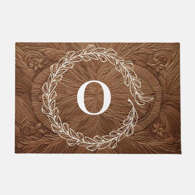  Personalised Initial Doormat (Front)