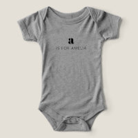 Personalised Initial is for Name Cute Sweet Simple