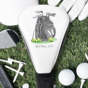 Personalised Initial Name Monogram Golf Head Cover