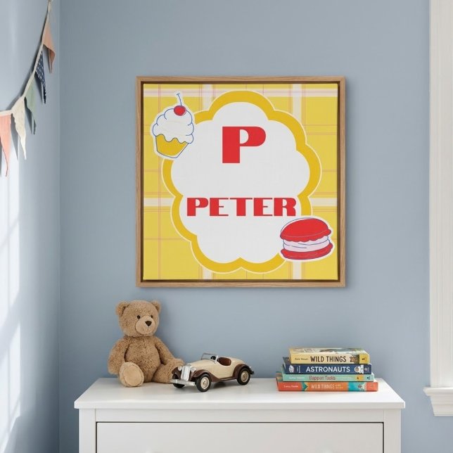 Personalised Initial & Name Monogram Wall Art  (Creator Uploaded)