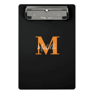 Personalised Initials and Name Monogram Mini Clipboard