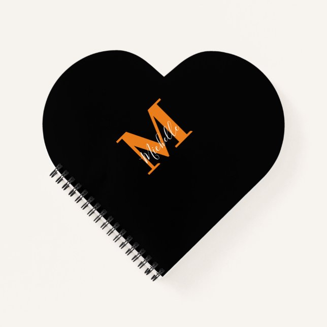 Personalised Initials and Name Monogram Notebook (Front)