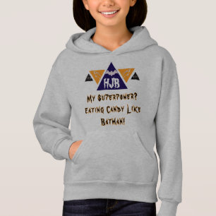 Personalised initials Halloween Bat Man Triangle