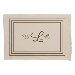 Personalised initials Pillowcase