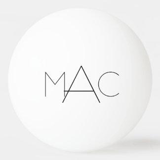 Personalised Initials Ping Pong Ball