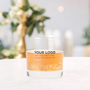 Personalised Inline Logo and Text Simple Glasses