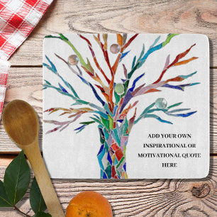 Personalised Inspiring Quote Cutting Board
