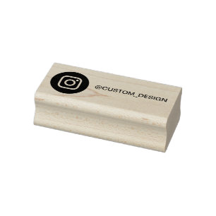 Personalised Instagram For Business Or Personal Ru Rubber Stamp