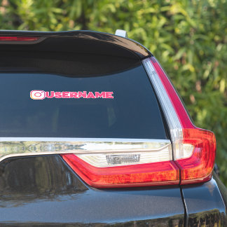 Personalised Instagram Name Vinyl Decal