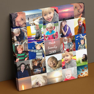 Personalised Instagram Photo Collage Canvas Print
