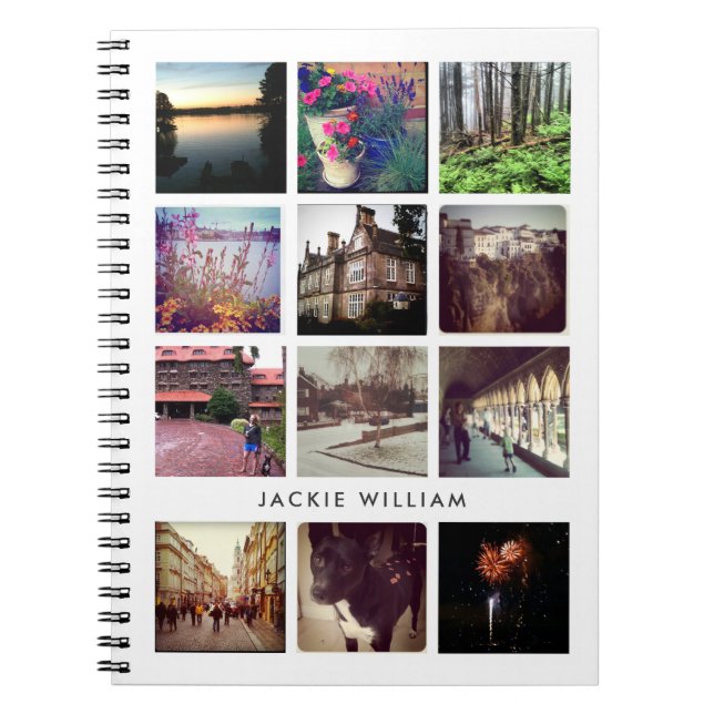Personalised Instagram Photo Notebook (Front)
