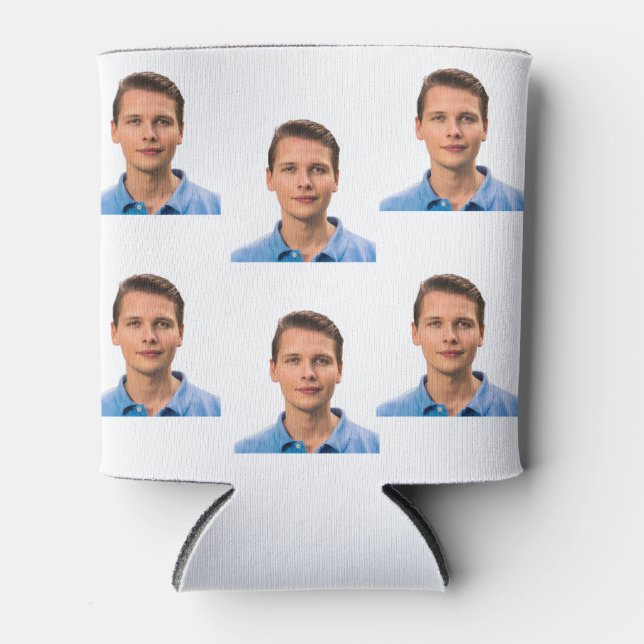 Personalised Insulated Can cooler, funny personali Cooler (Front)