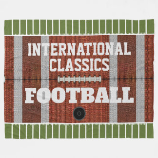 Personalised International Classics Football Fleece Blanket