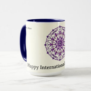 Personalised International Women's Day Floral Mug
