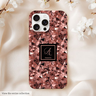 Personalised iPhone 13 Case Rose Gold Elegance