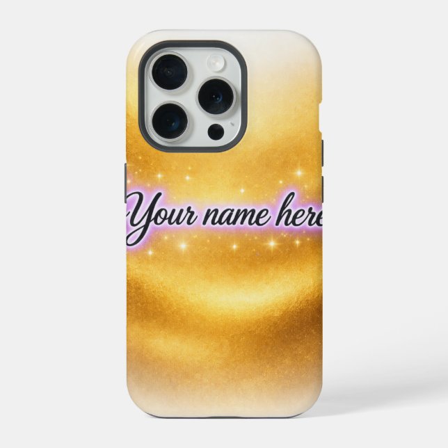 Personalised iPhone Case with Name (Back)