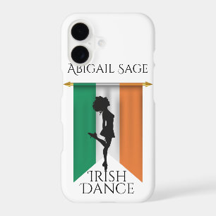Personalised Irish Dancer - Flag of Ireland Dance