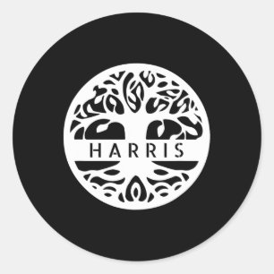 Personalised Irish Name Celtic Tree Of Life Classic Round Sticker