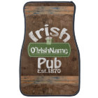 Personalised Irish Pub Old Keg Effect Sign