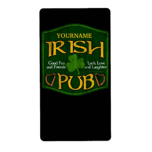 Personalised Irish Pub Sign