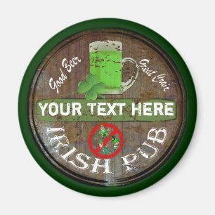 Personalised Irish pub sign Magnet