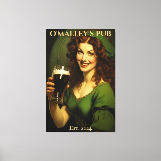 Personalised Irish Pub Sign | St. Patrick's Day (Front)