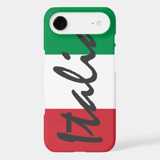 Personalised Italia Flag Case-Mate iPhone Case (Back)