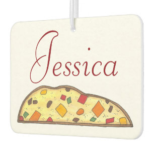 Personalised Italian Bakery Biscotti Food Foodie Car Air Freshener