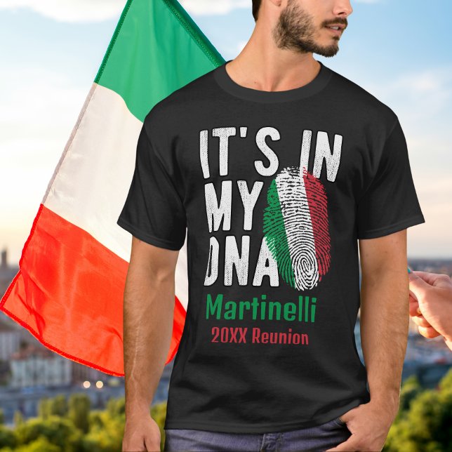 Personalised Italian Family Group  T-Shirt (Creator Uploaded)