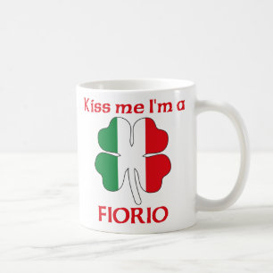 Personalised Italian Kiss Me I'm Fiorio Coffee Mug